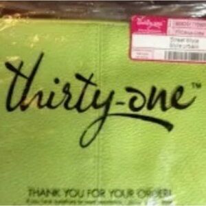 Thirty-One Lime Green Tote